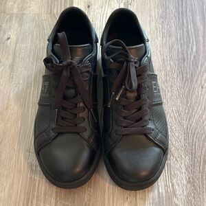 Emporio Armani kid’s Black Sneakers